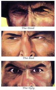 The Good, The Bad, and they Ugly by AJC1 at Flickr.