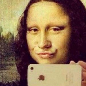 Mona Lisa Duck Face