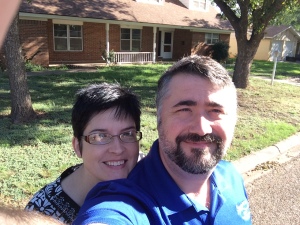 Jeff and His Wife at their New House!