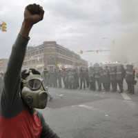Baltimore Riots by Patrick Semansky at the Associate Press