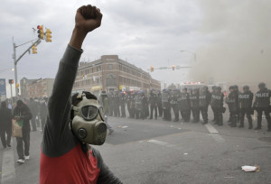 Baltimore Riots by Patrick Semansky at the Associate Press